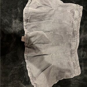 Ardene Gray Denim-Look Mini Skirt